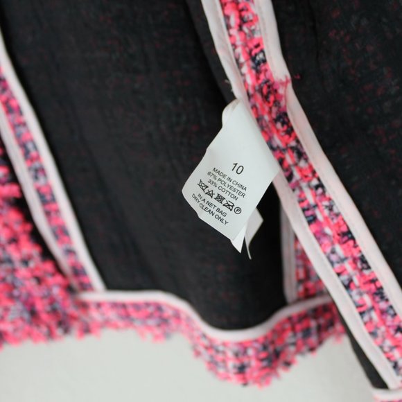 NWT Kate Spade Stud Trim Tweed Jacket - Picture 6 of 12